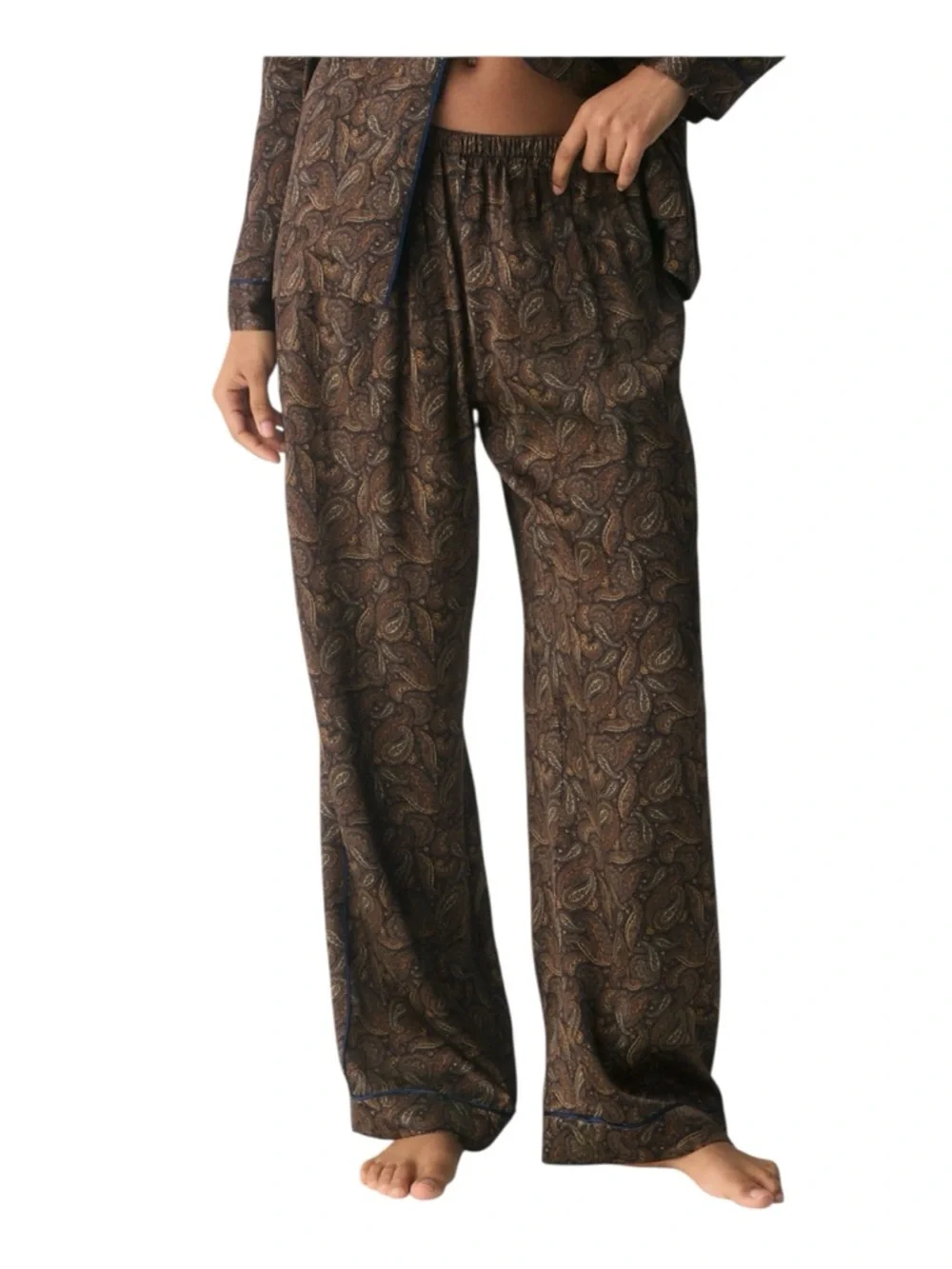 Aritzia NWT 
Nightside Silk Pajama Pant & Top in Size S - Picture 4 of 13